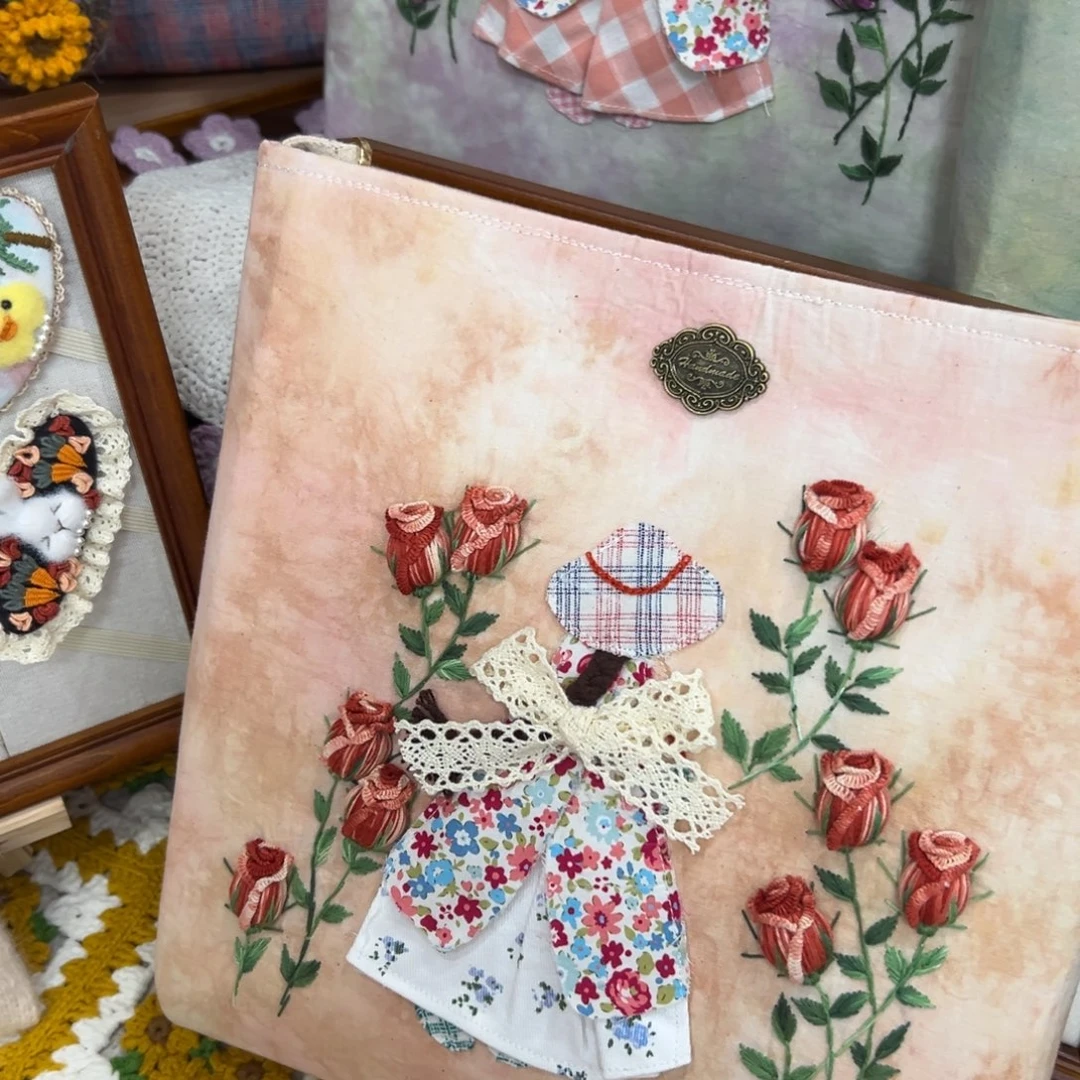 毛绒钩织刺绣手工包包玩偶居家用品