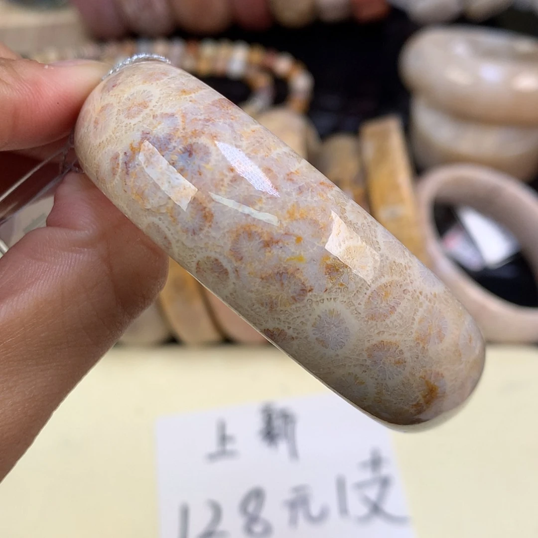 【闪购商品】颈饰未镶嵌硅化珊瑚（珊瑚玉）66号上新54圈