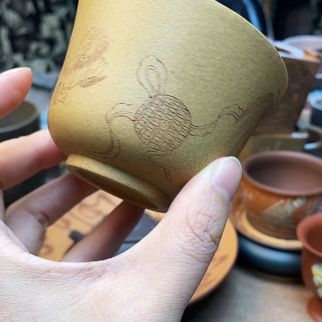 紫砂茶宠宜兴紫砂杯
