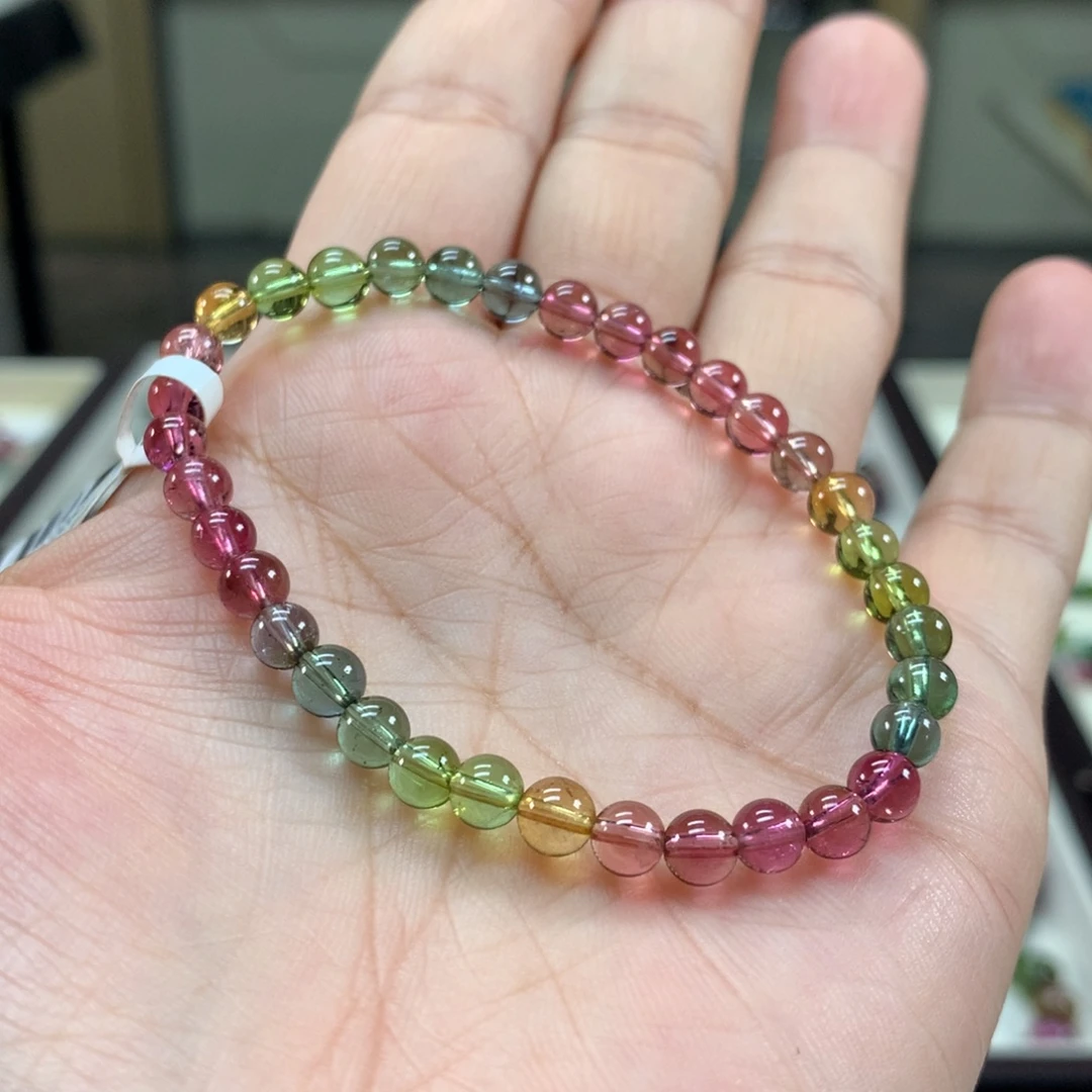 碧玺手链未镶嵌5.2左右