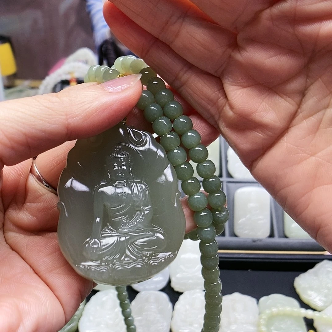 和田玉颈饰未镶嵌H****6