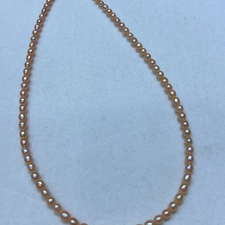 淡水珍珠银S925镶嵌颈饰