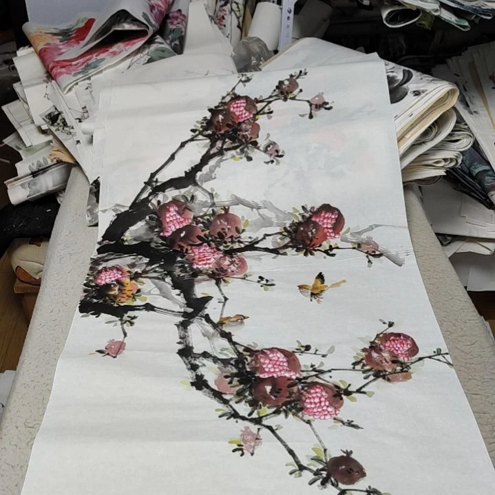 岁***年国画落款后台备注