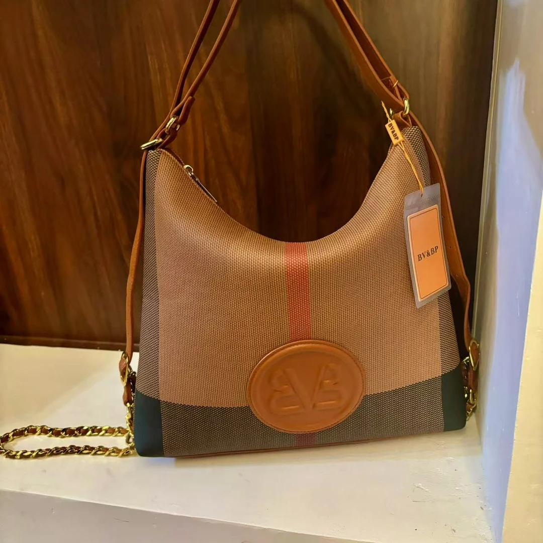 复古小众新款手提包咖色2518