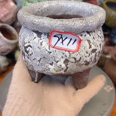 粗陶花盆手工花盆制作