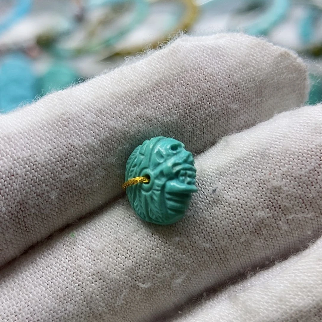 绿松石珠宝奇石未镶嵌