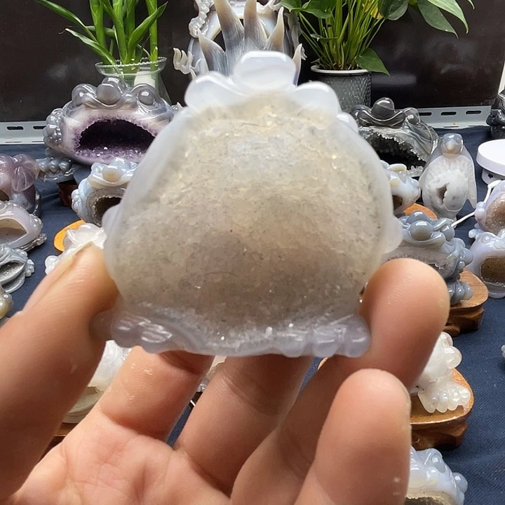 石头金蟾家居摆件