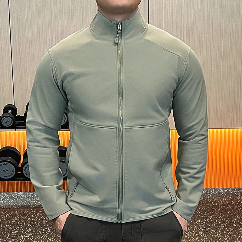 25秋冬软壳冲锋衣男士鸟家立领外套保暖防风防水徒步拉链户外夹克