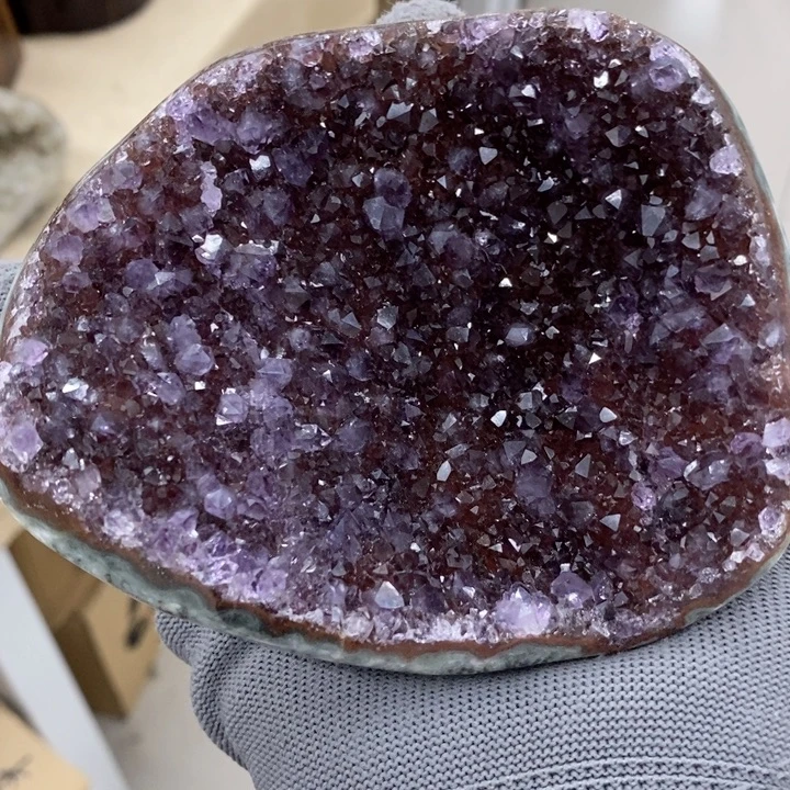 紫晶未镶嵌珠宝半成品
