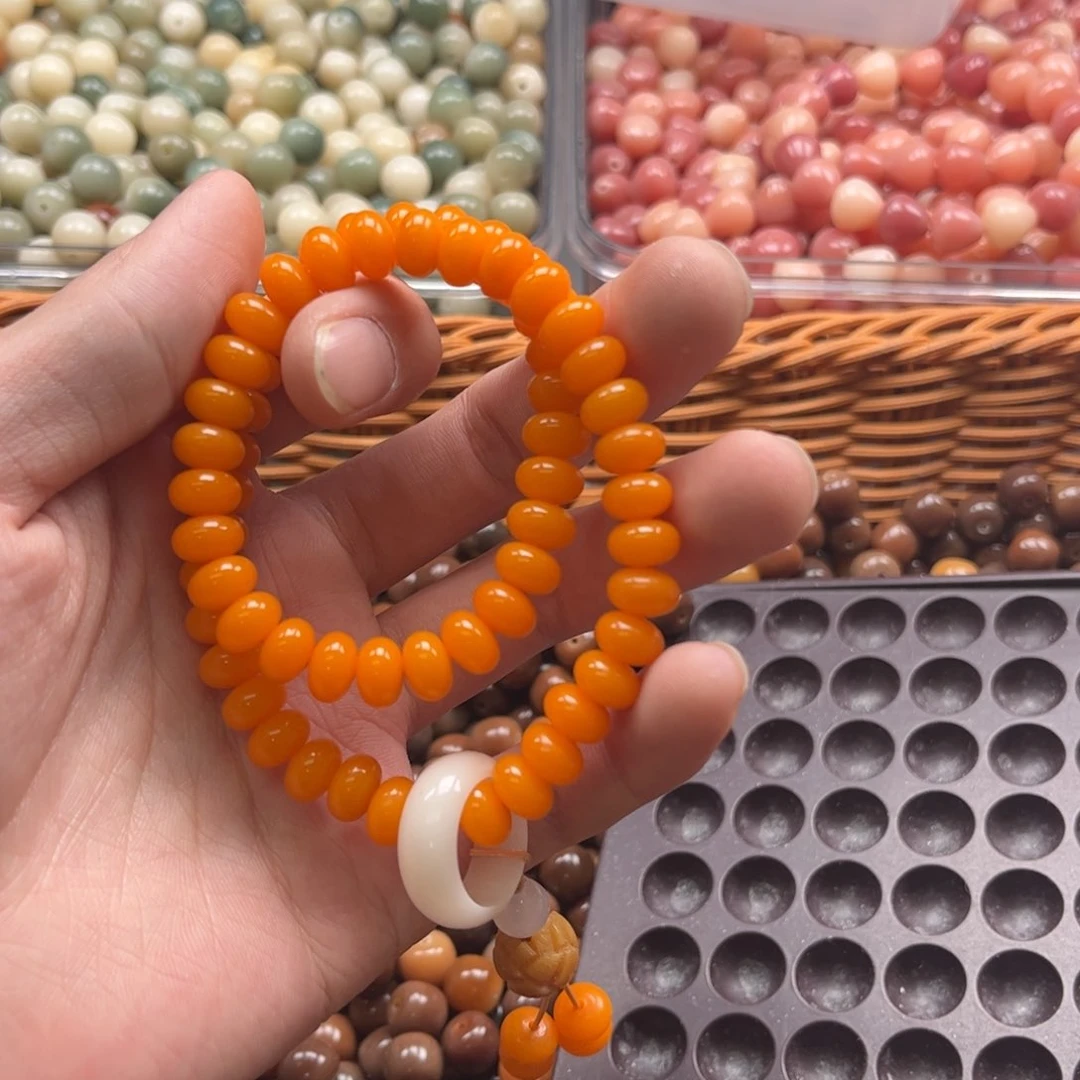 【闪购商品】白玉菩提吊坠q9/100+20颗果冻橙算盘