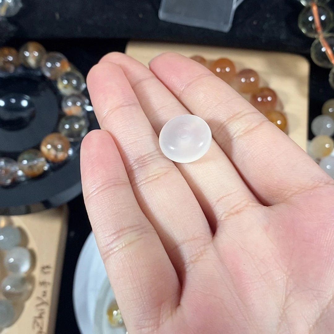 水晶手链未镶嵌平安扣