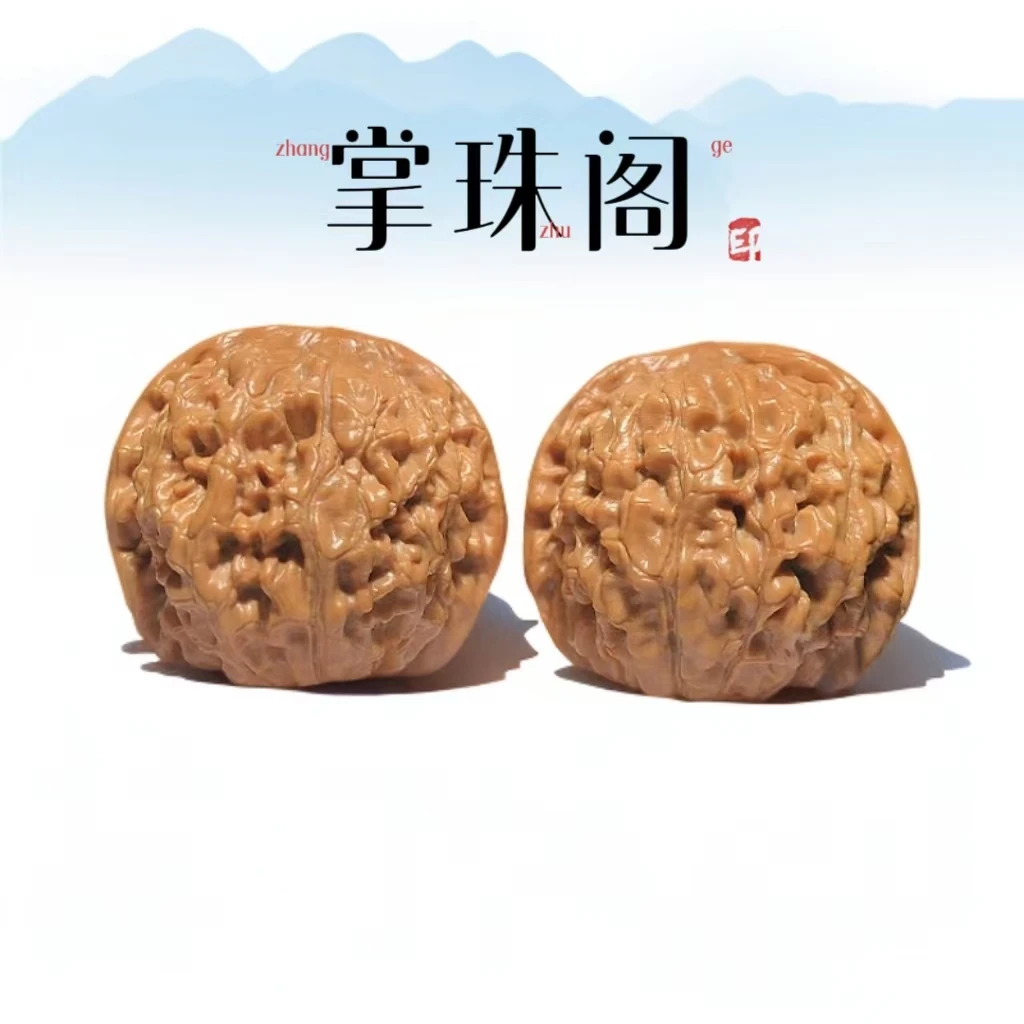 莲花虎头核桃尺寸39左右（深清）