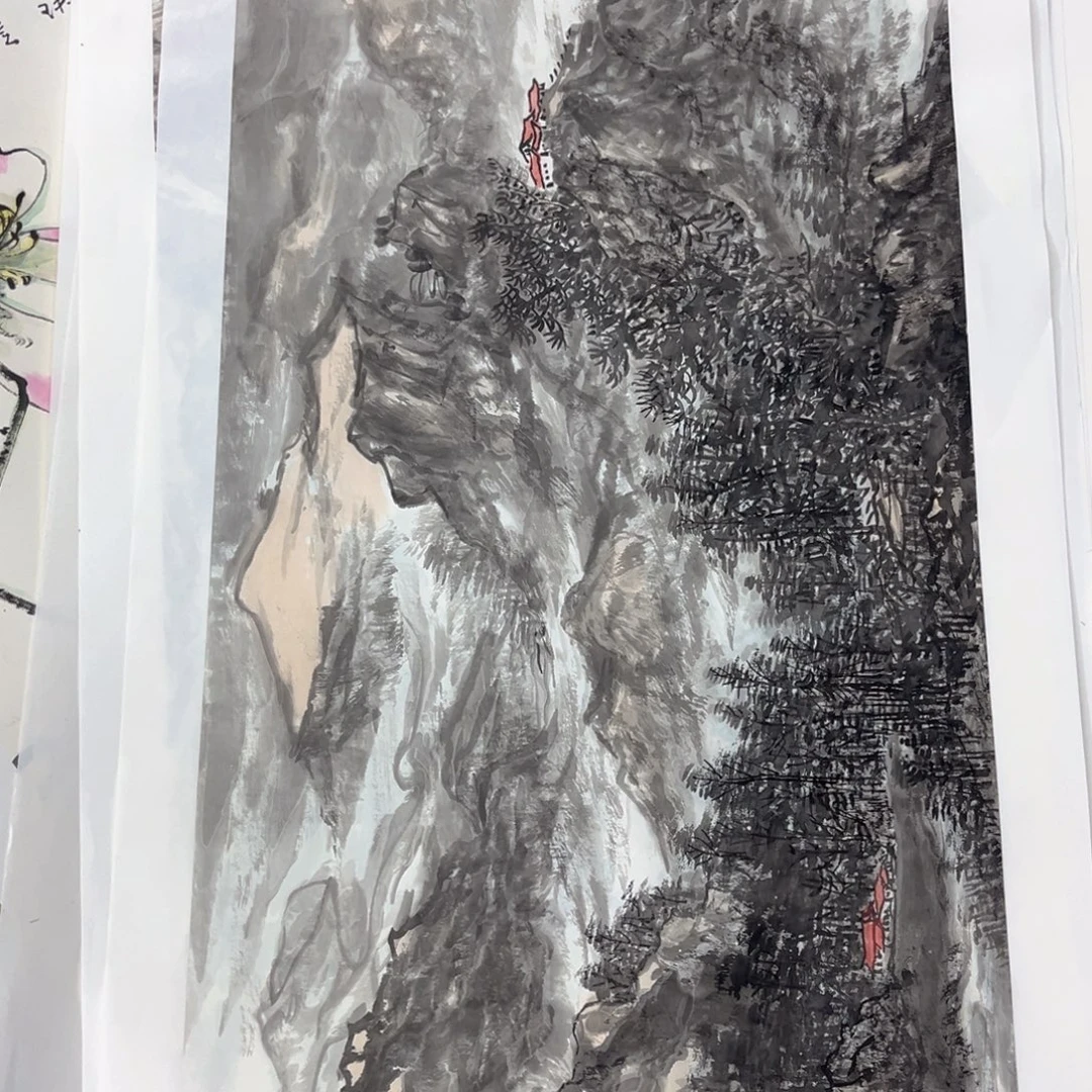 樊***国画绘画作品多次参加全国