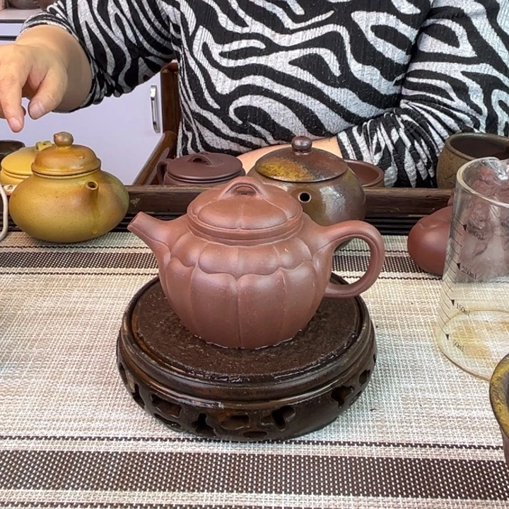 紫砂茶壶底槽清240cc