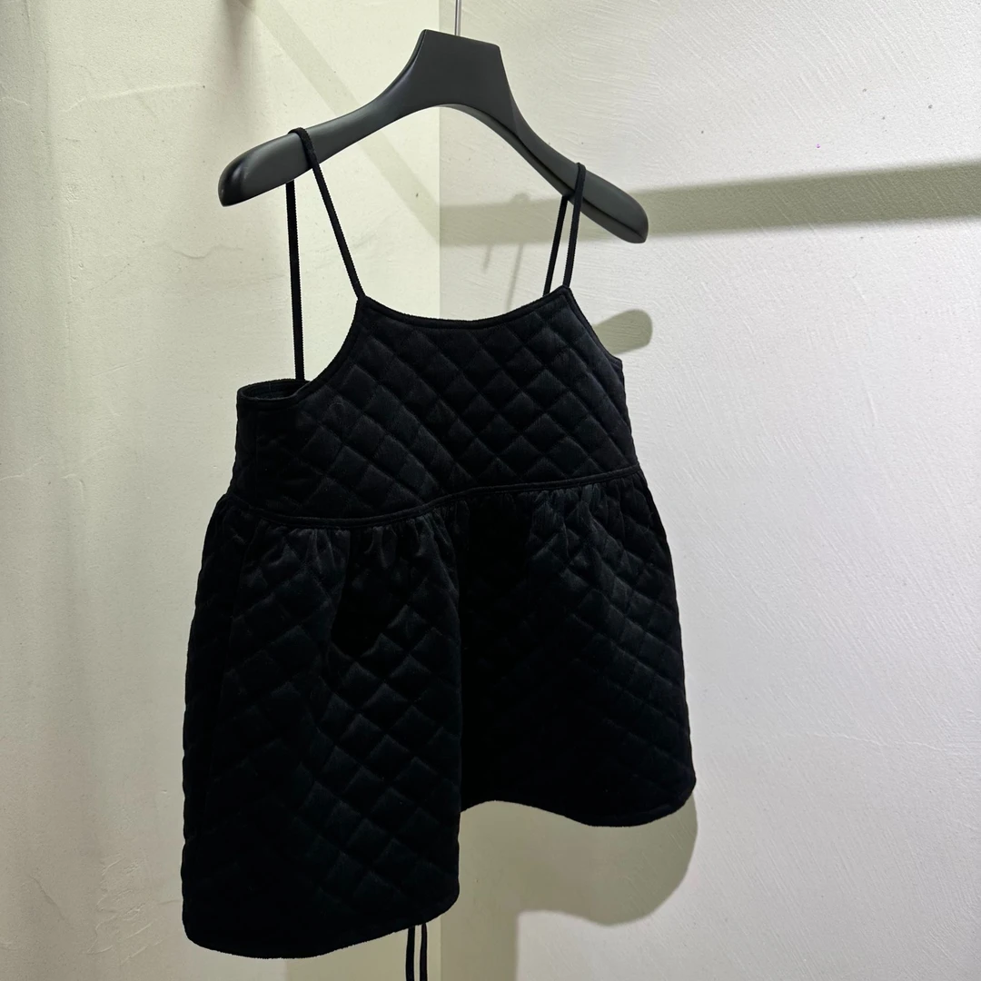 泡菜系带加厚吊带裙（No退换）