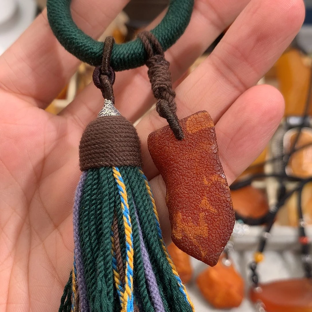 蜜蜡裸石未镶嵌你