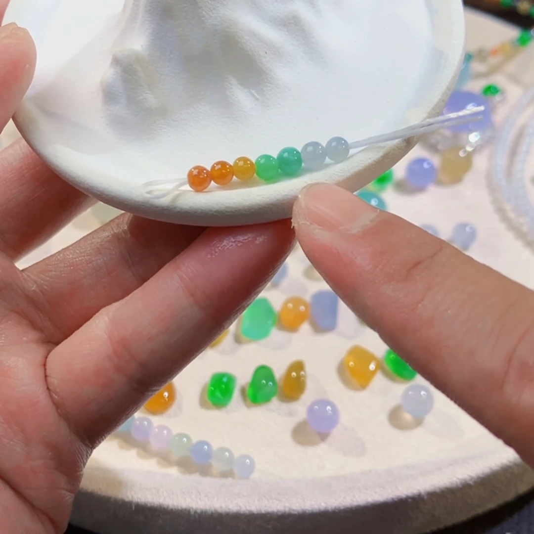 翡翠散珠包邮包邮