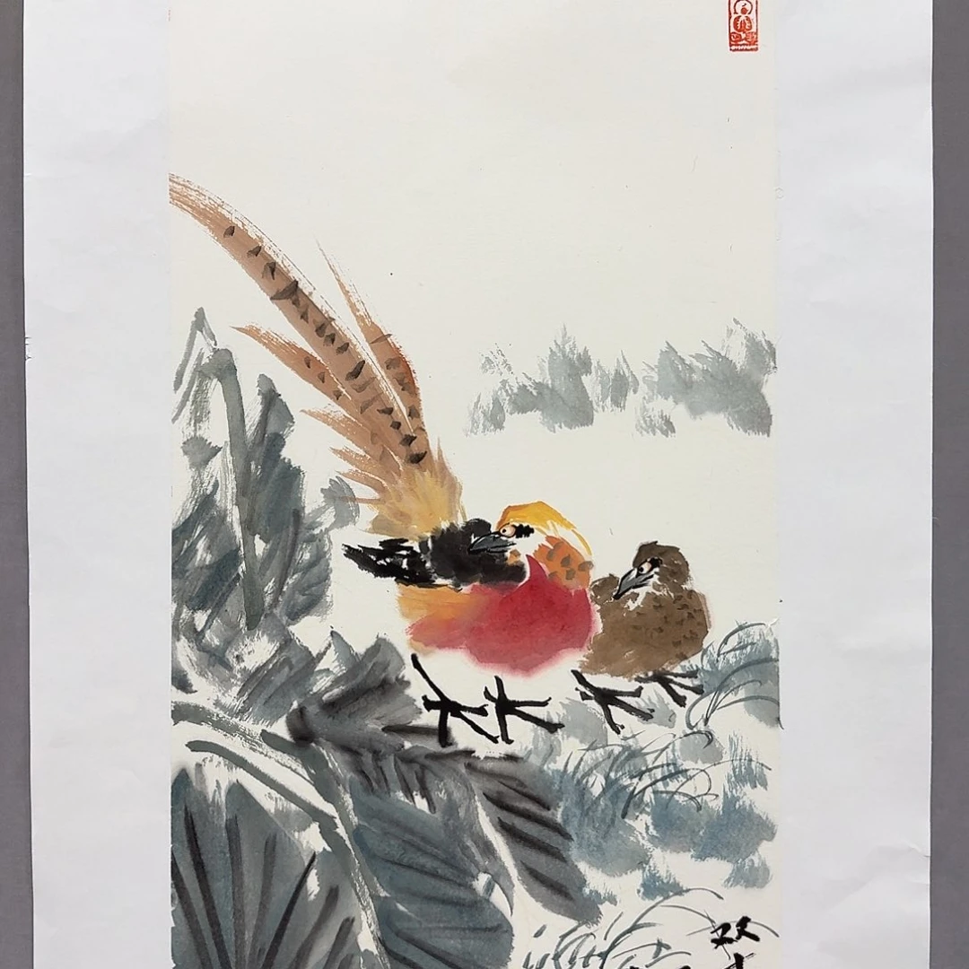 国画亲笔手绘放心去藏