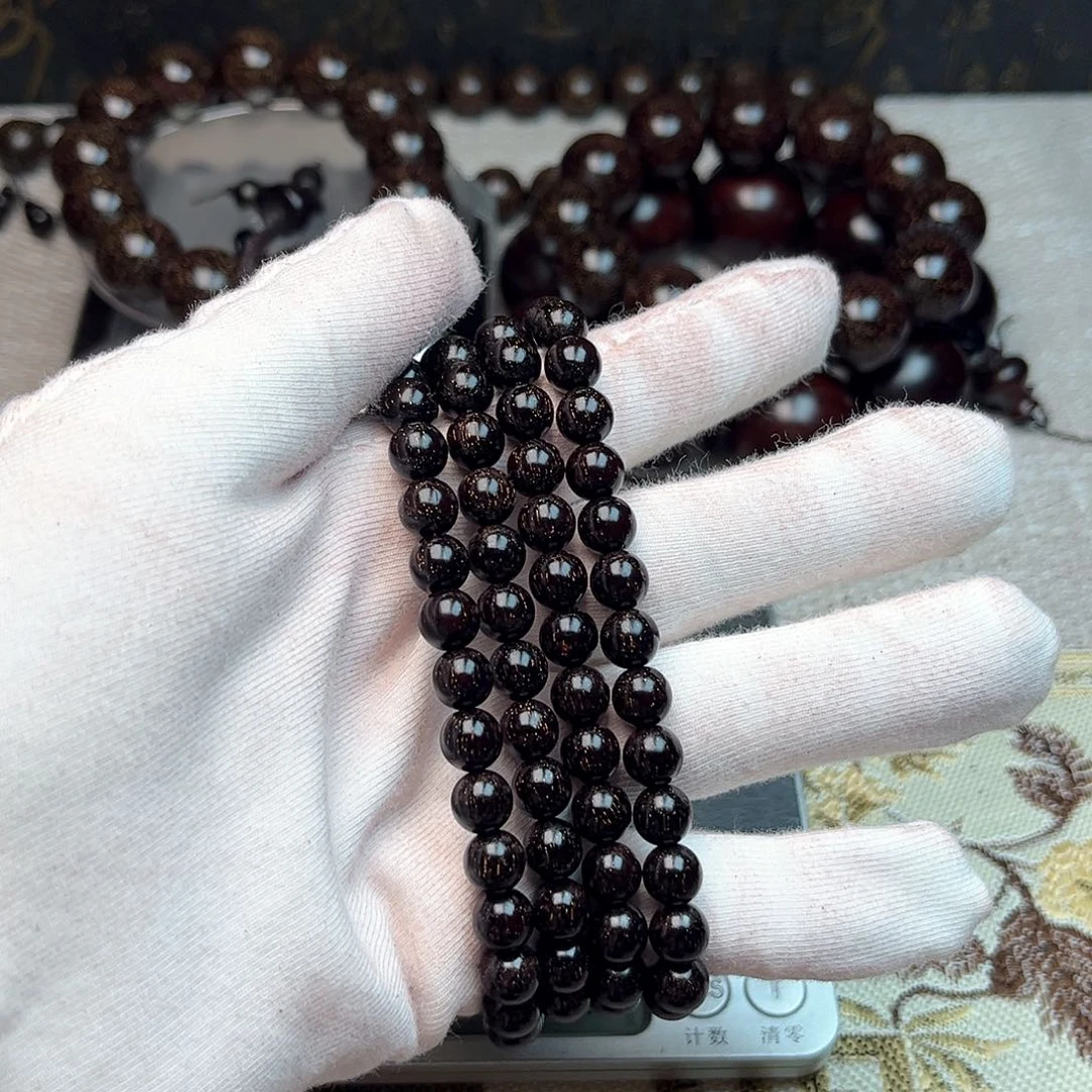 檀香紫檀（小叶紫檀）0.7 108颗 爆星