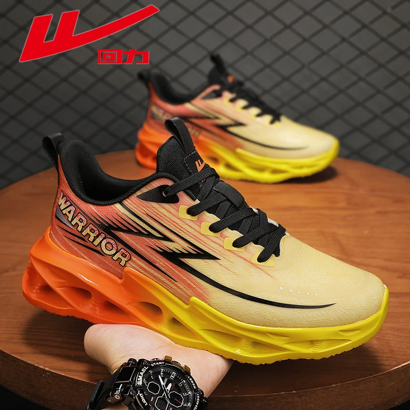 回力男鞋夏季新款休闲百搭防滑减震跑步运动鞋男士爆款透气网面鞋