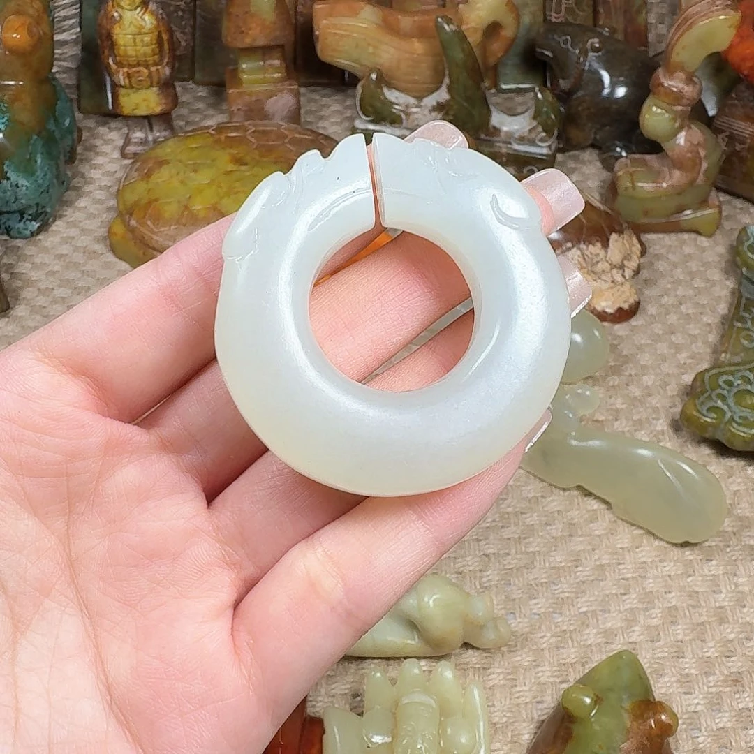 白玉菩提吊坠挂件