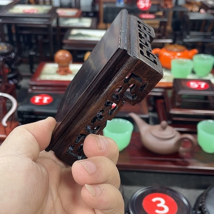 香榧木红木底座工艺品