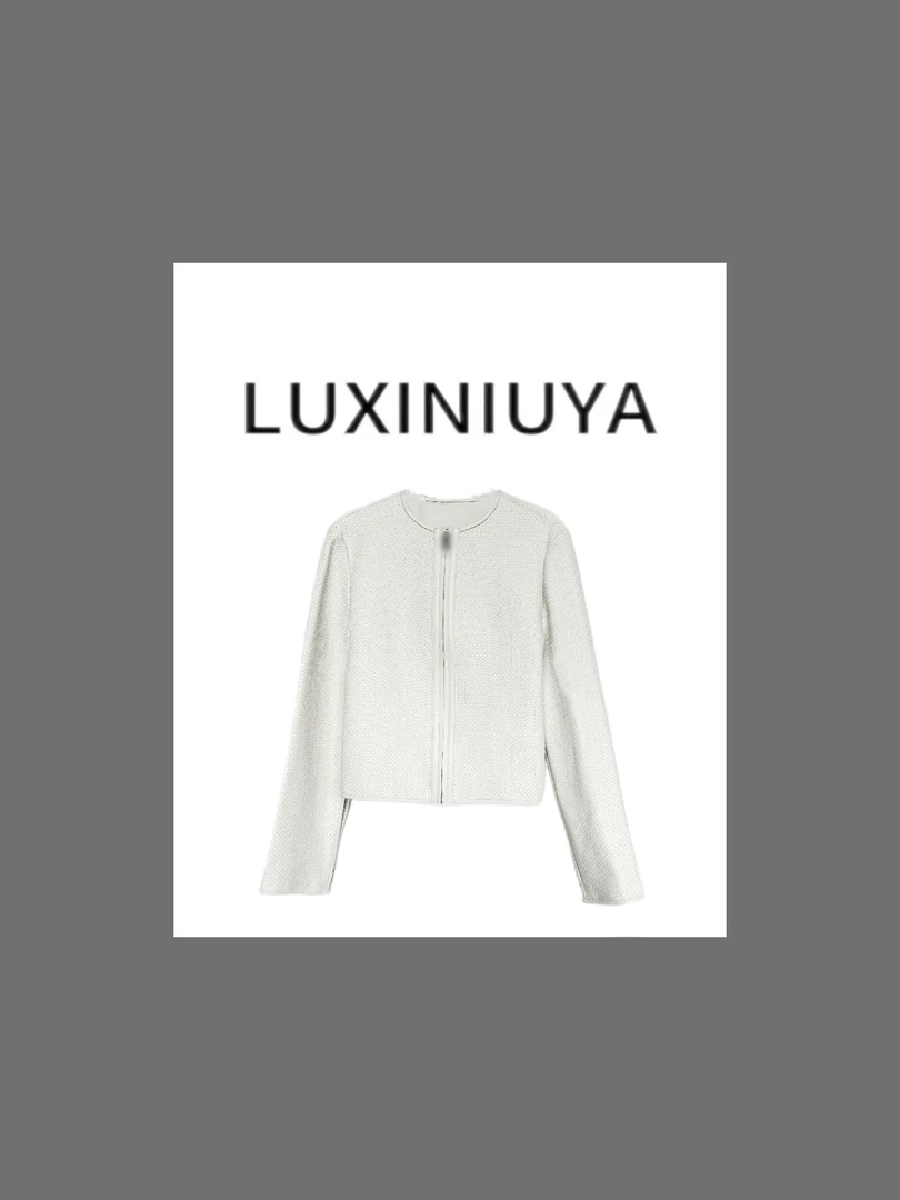 【LUXINIUYA】‘精雕细琢’ 高密全手工编制重工绵羊皮外套#QDS160