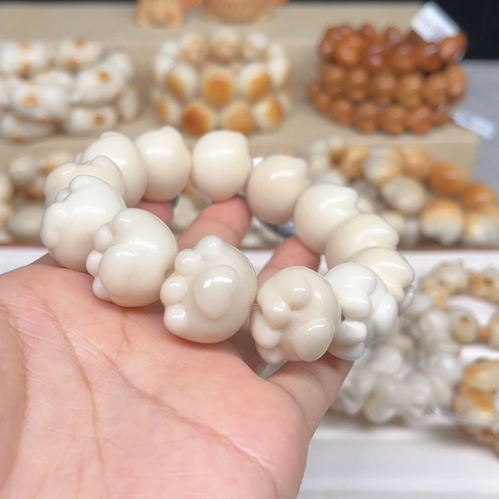 菩提根/象牙果手串3.6.27爱心猫爪微瑕