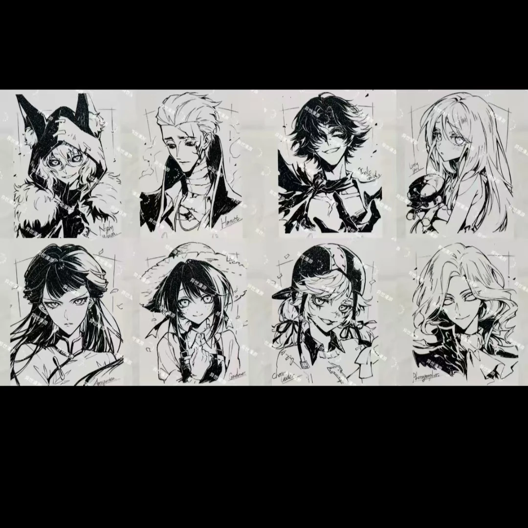 【拆盒】同人周边 第五人格黑白小卡 盲盒代拆