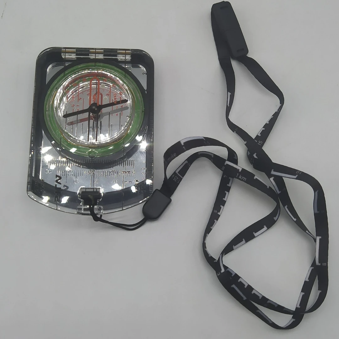 外贸品质 超轻便携户外定向 绿色指南针