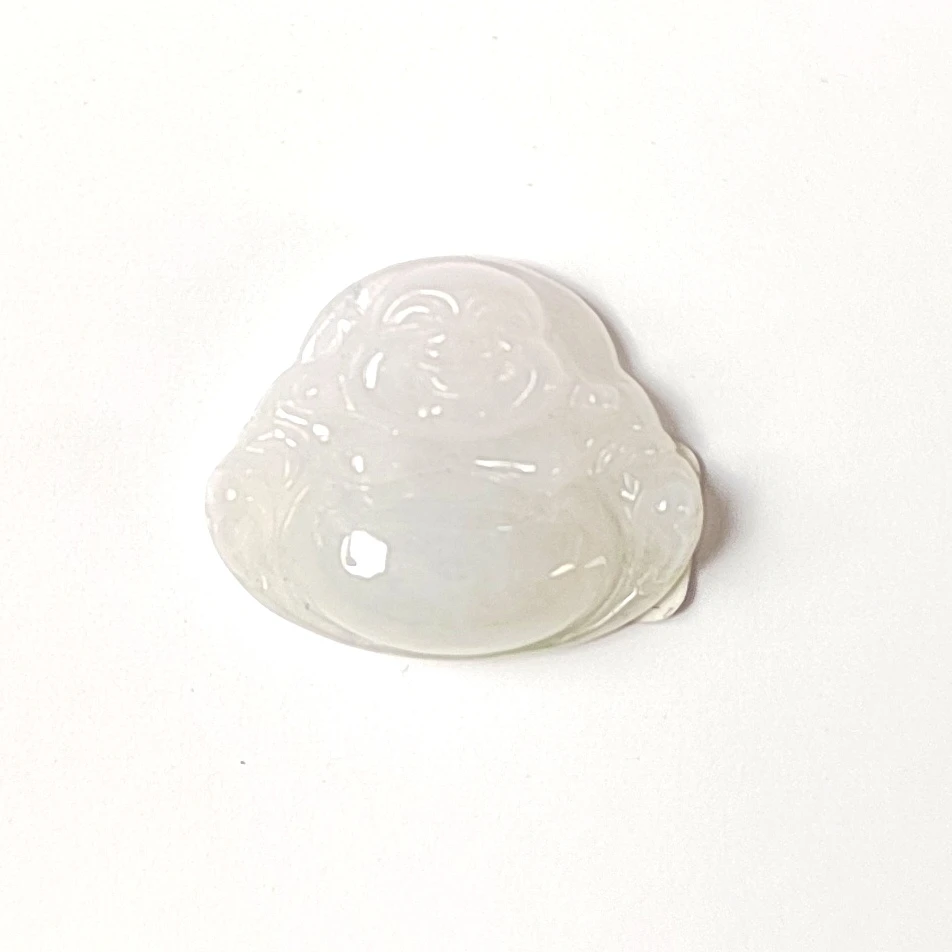 天然缅甸A货翡翠弥勒佛吊坠