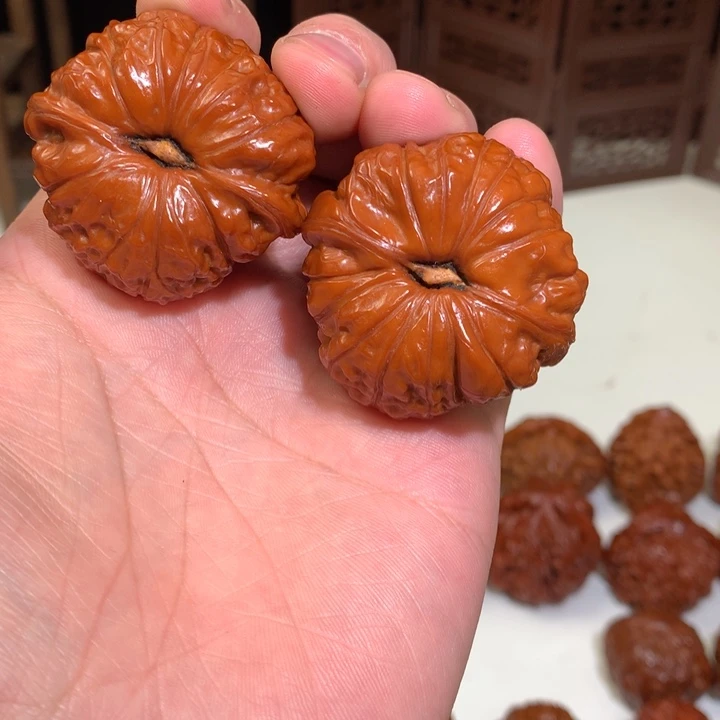 文玩核桃把件南瓜43.6