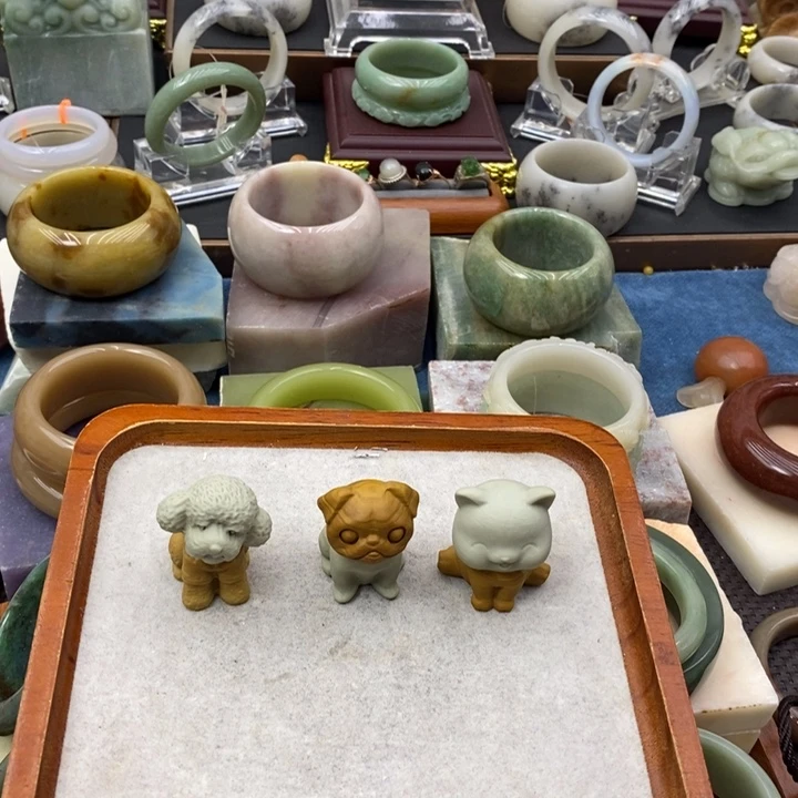 石英岩玉未镶嵌手饰