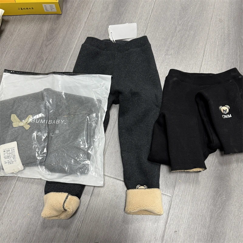 （款式颜色任发）209儿童时尚休闲加绒打底裤-62A1