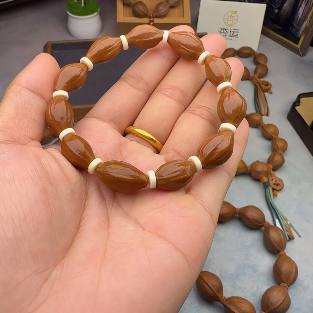 手串/手链橄榄核赵**_单圈金瓜子