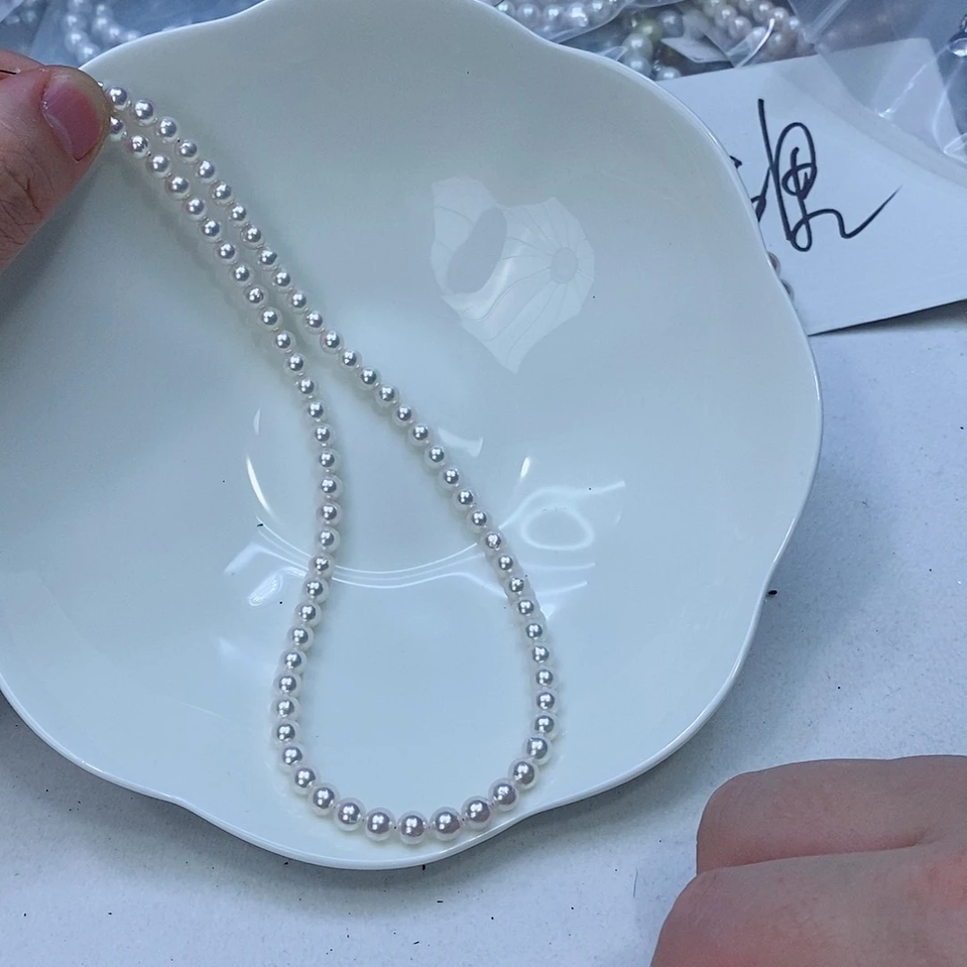 海水珍珠颈饰银S925镶嵌