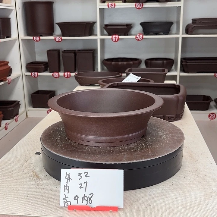 冠***紫砂花盆下带小圆