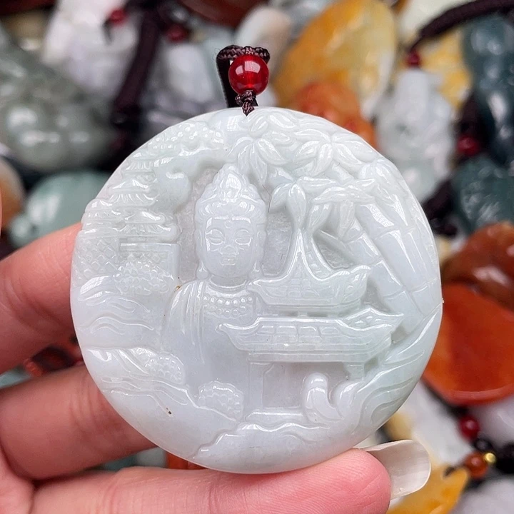 翡翠未镶嵌颈饰翡翠