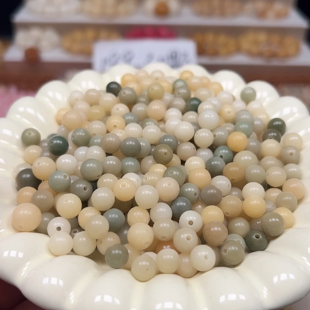 菩提根/象牙果手串卡8多宝圆200颗