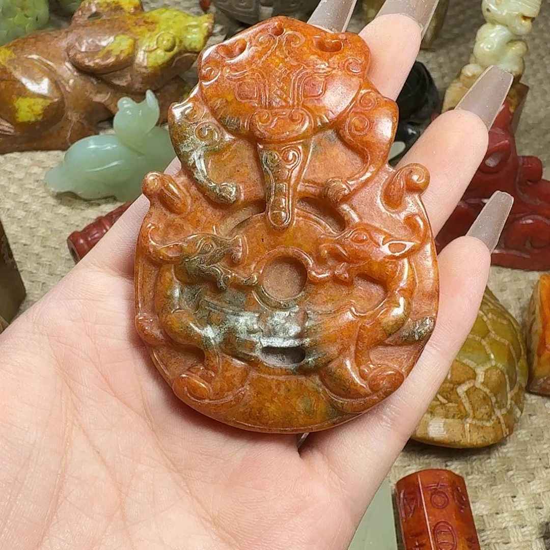 白玉菩提吊坠挂件