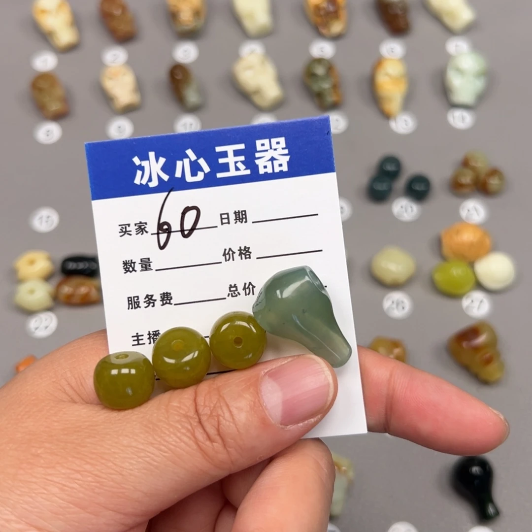 蛇纹石玉未镶嵌颈饰蚂***?