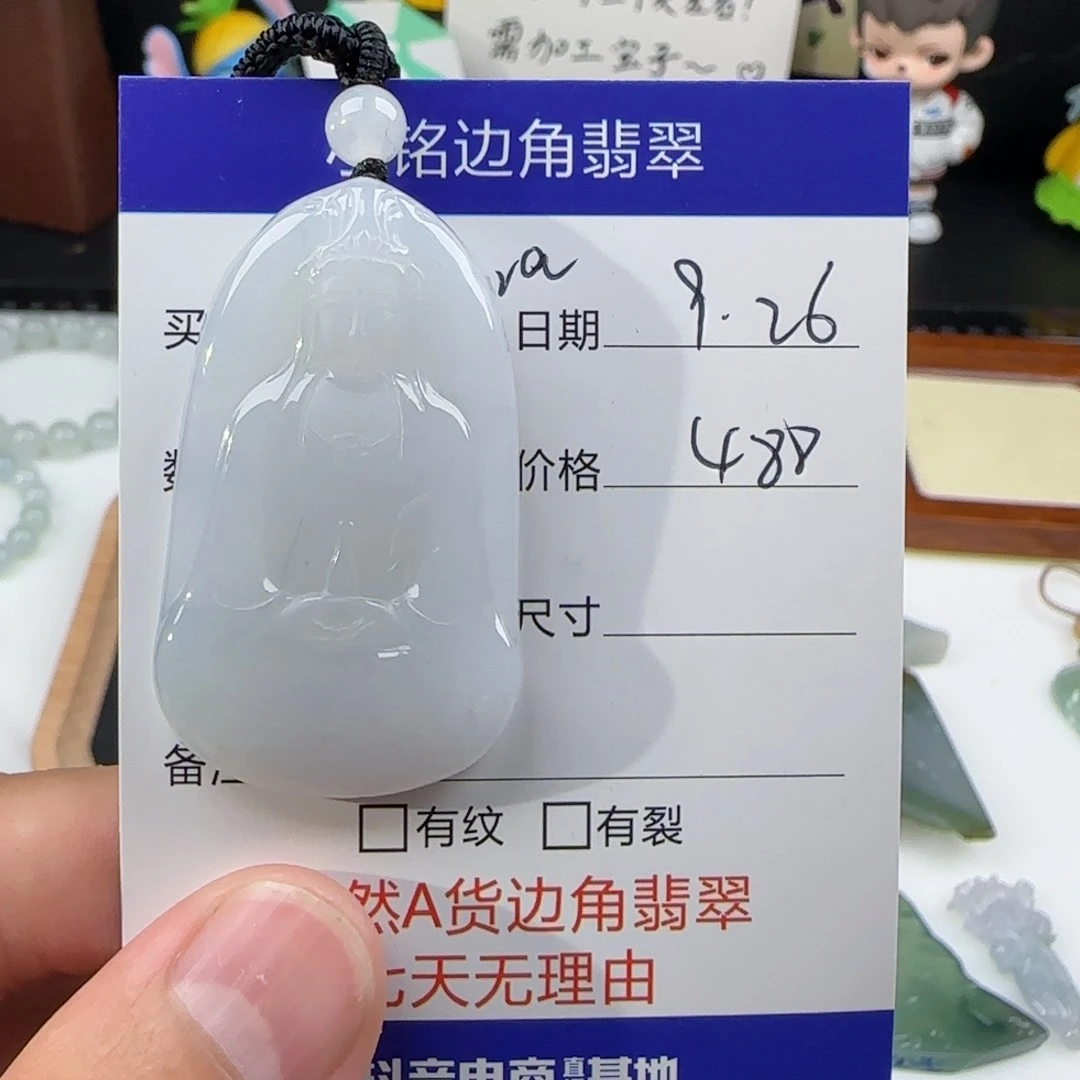 颈饰未镶嵌翡翠L****?