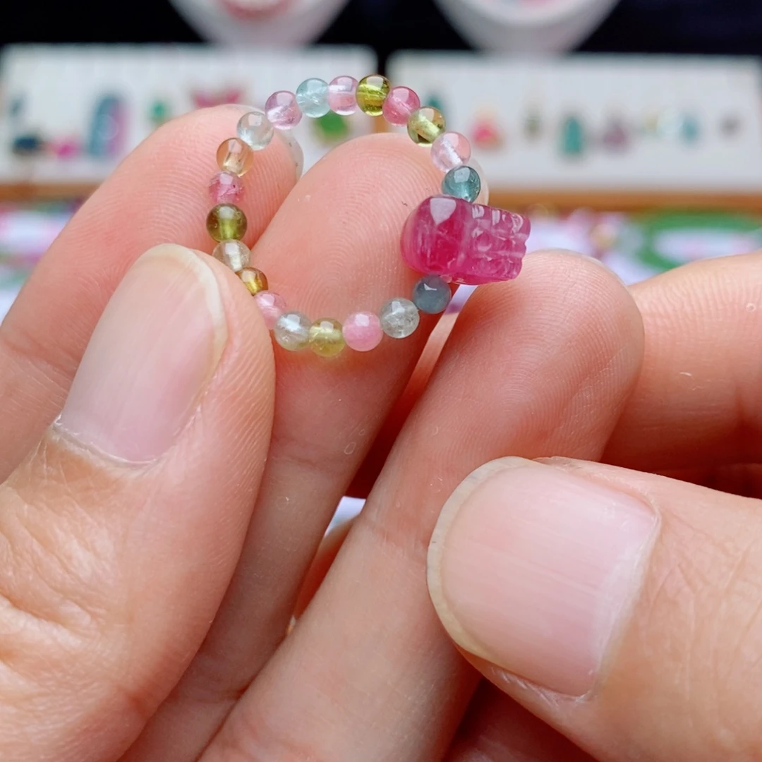 碧玺碧玺戒指未镶嵌