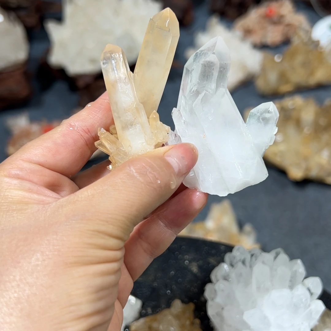 透***明未镶嵌珠宝半成品水晶