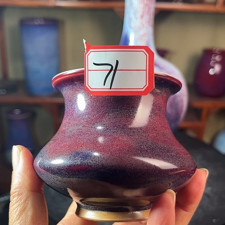 瓷片用****5钧瓷手工艺品杯子