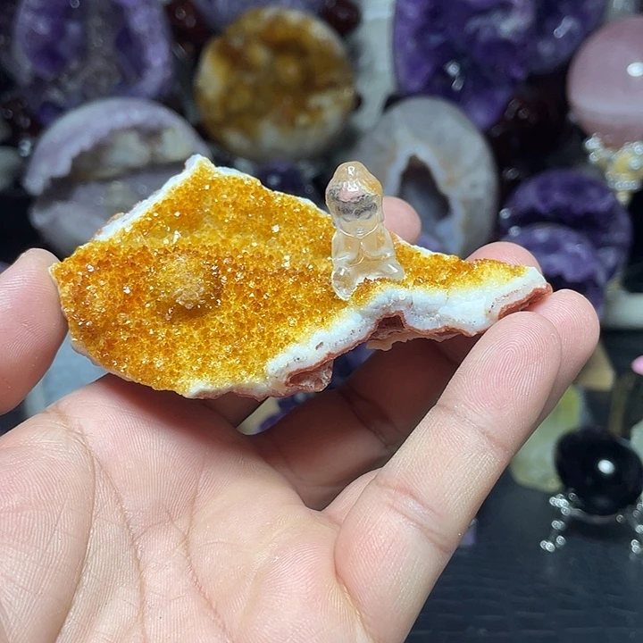 紫晶珠宝半成品未镶嵌