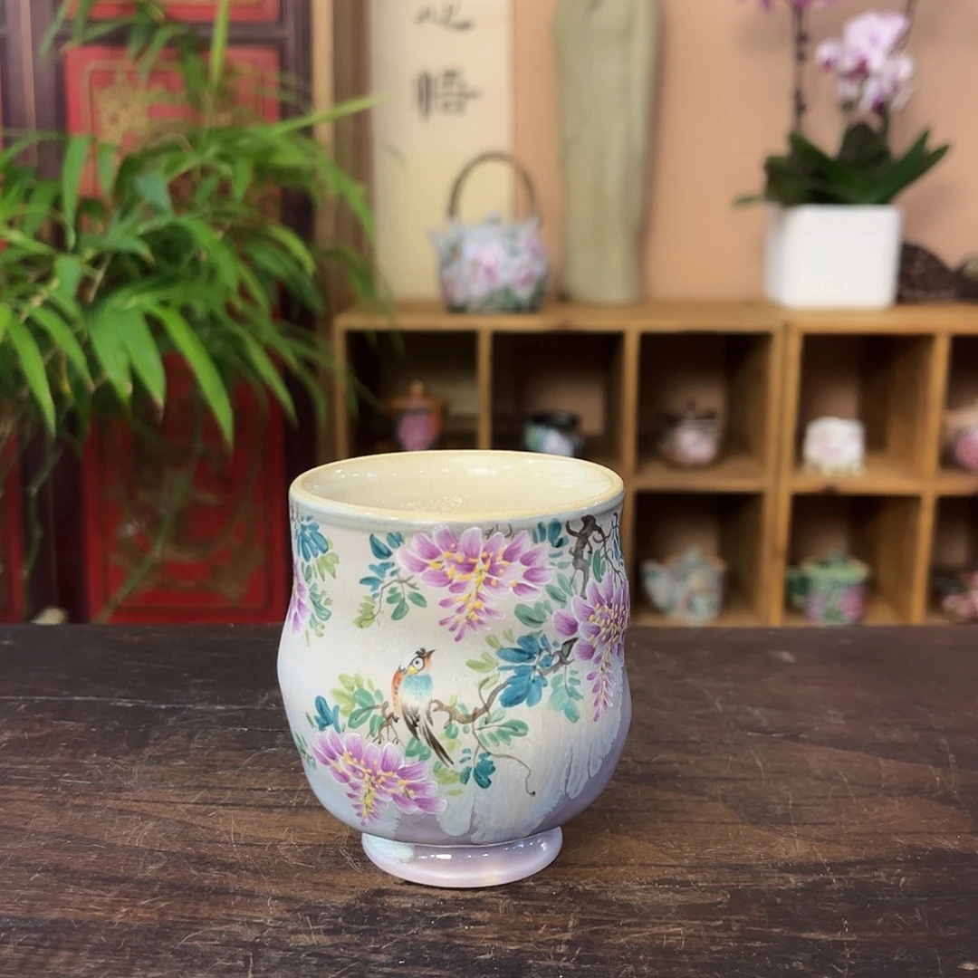 柴烧手工手绘陶瓷
