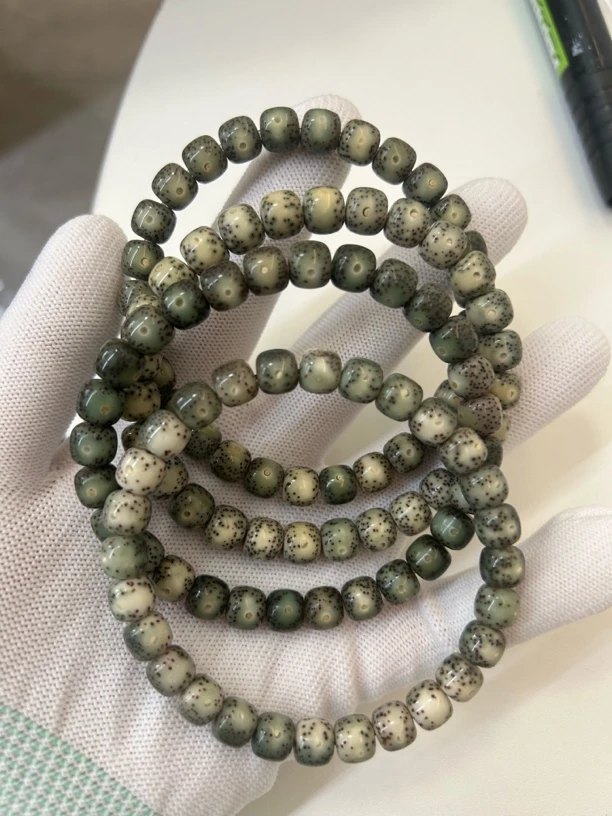 海南原生态石玉料星月菩提072