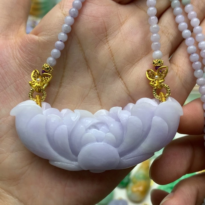 颈饰未镶嵌翡翠翡翠