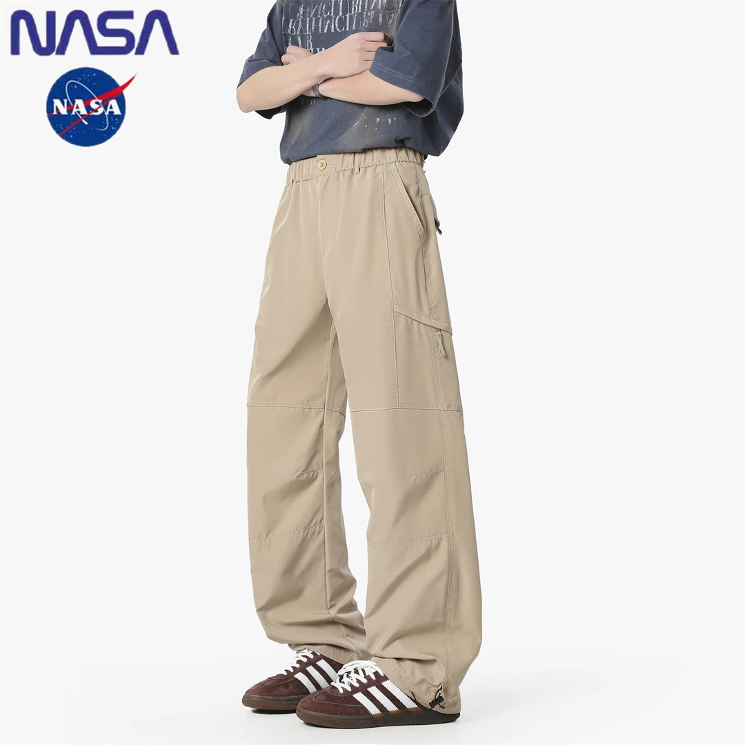 2025新款户外三防软壳冲锋裤男女冰丝裤子防水美式直筒休闲夏季